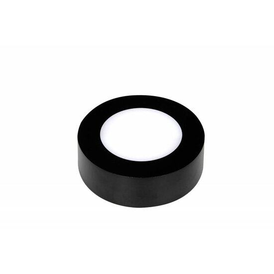 Fantasia Fantasia Fluke klein rond wandlicht 120 mm, 6W, wit met zwarte rand, dimbaar, 3000K