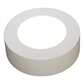 Fantasia Fantasia Fluke klein rond wandlicht 120 mm, 6W, wit met zwarte rand, dimbaar, 3000K