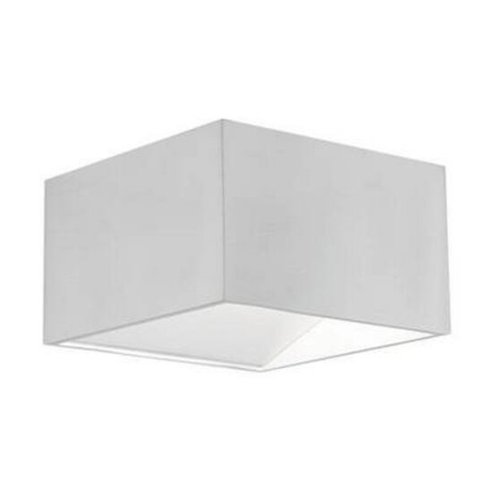 Applique murale Indigo Kava carrée blanche, LED 5W intégrée, 500 lumens, 3000K blanc chaud, up/down, 100x100x70mm