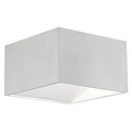 Applique murale Indigo Kava carrée blanche, LED 5W intégrée, 500 lumens, 3000K blanc chaud, up/down, 100x100x70mm