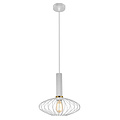 Fantasia Fantasia Noah Kugel-Hängelampe, Metall Weiß/Gold, Durchmesser 290 mm x Höhe 300 mm, Fassung E27, Kabel 3 m