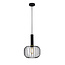 Fantasia Suspension Fantasia Noah noire et dorée, douille E27 (ampoule non incl.), Ø250 mm, hauteur 360 mm, câble textile noir de 3 m.