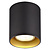 Fantasia Fantasia Barbara plafonnier noir/or, rond, GU10 (ampoule excl.)
