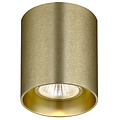 Fantasia Fantasia Barbara ceiling light in brushed gold, round design with 1x GU10 fitting (bulb excl., max 50W), diameter 8 cm