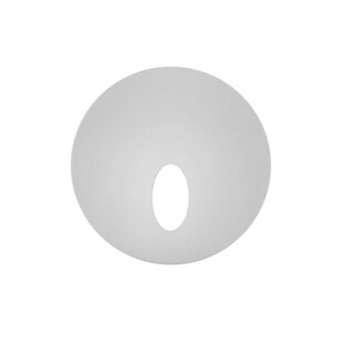 Fantasia ARAH round oval-opening cover plate white