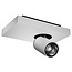 Fantasia Fantasia Nysit Aufbaustrahler, quadratische Abdeckung, GU10, dimmbare LED-Lampe 4,5W inklusive