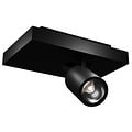 Fantasia Fantasia Nysit eckiger Aufbauspot mit 1 Lichtpunkt, GU10-Fassung, LED inklusive, dimmbar