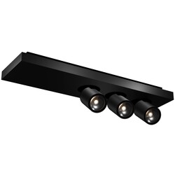 Fantasia Nysit foco cuadrado de techo, 3 luces GU10 regulable