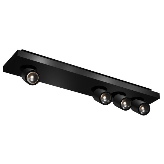 Fantasia Fantasia Nysit foco cuadrado de superficie con 4 puntos de luz, casquillo GU10, LED incluido, regulable