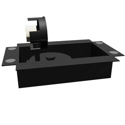 Fantasia Nysit base plate 1-light, black, spare part
