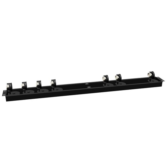 Fantasia Lustre Fantasia Nysit Base noir à 7 points lumineux, de la collection Premium, sans ampoules incluses.