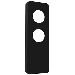 Fantasia Nysit tapa de techo para 2 puntos de luz, negro