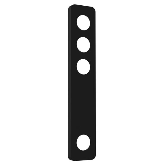 Fantasia Fantasia Nysit Cover, lámpara de techo negra con 4 puntos de luz – colección Premium de Fantasia.