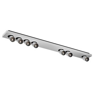 Fantasia Nysit lámpara de techo 7 luces cuadrada negro/blanco regulable