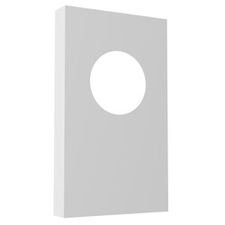 Abat-jour Fantasia Nysit Cover blanc, angle vif, 1 lumière