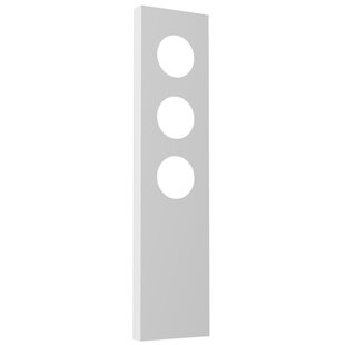 Abat-jour Fantasia Nysit Cover blanc, angle vif, 3 lumières