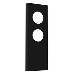 Fantasia Nysit Cover 2L abat-jour noir au design à angles vifs