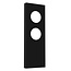 Fantasia Fantasia Nysit Cover 2L abat-jour noir pour 2 points lumineux, design à angles vifs, collection Premium