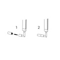 Fantasia Fantasia GURI pieza de extensión para montaje en pared, negra, juego de 2, de la colección Deco, para el aplique GURI