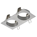Fantasia Fantasia ZOOM base opbouwspot met 2x GU10-fitting, aluminium behuizing, lichtbron niet inbegrepen