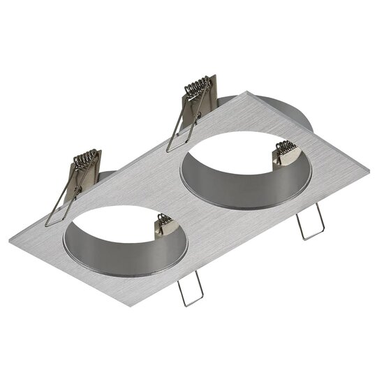 Fantasia Fantasia ZOOM base surface-mounted spotlight with 2x GU10 fitting, aluminium housing, bulb not included