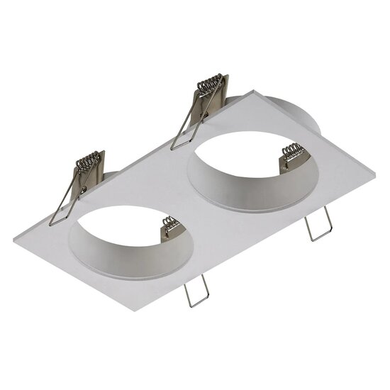 Fantasia Fantasia ZOOM Aufbaustrahler, 2-flammig, satinweißer Sockel mit 2x GU10-Fassung, Premium-Kollektion