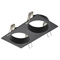 Fantasia Fantasia ZOOM foco de superficie, 2 luces, base negro satinado con 2x casquillo GU10, colección Premium