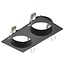 Fantasia Fantasia ZOOM foco de superficie, 2 luces, base negro satinado con 2x casquillo GU10, colección Premium