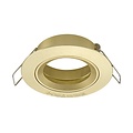 Fantasia Foco empotrable fijo Fantasia Saturn, acabado oro cepillado, casquillo GU10, 80 mm
