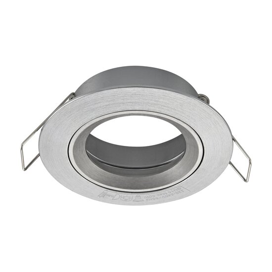 Fantasia Fantasia Saturn Einbaustrahler, fest, GU10-Fassung (Leuchtmittel nicht enthalten), gebürsteter Stahl, Durchmesser 80 mm