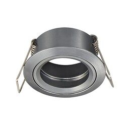 Spot encastre fixe Fantasia Saturn Mini, acier, MR11