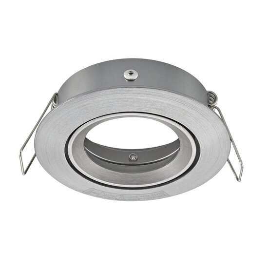 Fantasia Fantasia Saturn inbouwspot met richtbare (kantelbare) uitvoering, geborsteld stalen afwerking, GU10-fitting, 83 mm