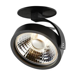 Fantasia PULSE-1 foco negro con lámpara AR111 incluida