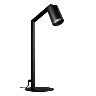 Lámpara de mesa Fantasia Taboo negro y oro cepillado, GU10