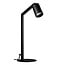 Fantasia Lampe de table Fantasia Taboo en noir avec touches or brossé, douille GU10, ampoule non incluse