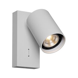Aplique de pared Fantasia Taboo blanco con interruptor, GU10 (excl.)