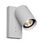 Fantasia Aplique de pared Fantasia Taboo en blanco, con interruptor integrado, para bombilla GU10 (no incluida), colección Deco.