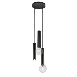 Suspension Fantasia Taboo 3 lumières noire – GU10/E27