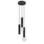 Fantasia Fantasia Taboo hanglamp met 3 lichtpunten (1x GU10, 2x E27, lichtbronnen niet inbegrepen), zwart, collectie Deco