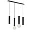 Fantasia Fantasia TABOO pendant light with 4 light points, 2x GU10 and 2x E27 fitting (bulbs not included), black