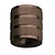 Fantasia Anneau décoratif Fantasia Lopal grand bronze pour suspension