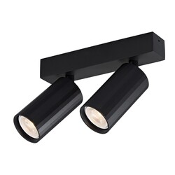 Fantasia ORYX barre spot 2 lumières MR11 noir, ampoule non incl.