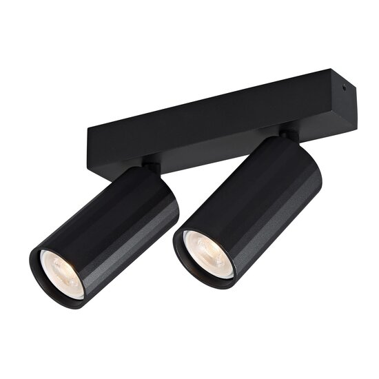 Fantasia Fantasia ORYX barra de focos negra de 2 luces, casquillo MR11, bombilla no incluida