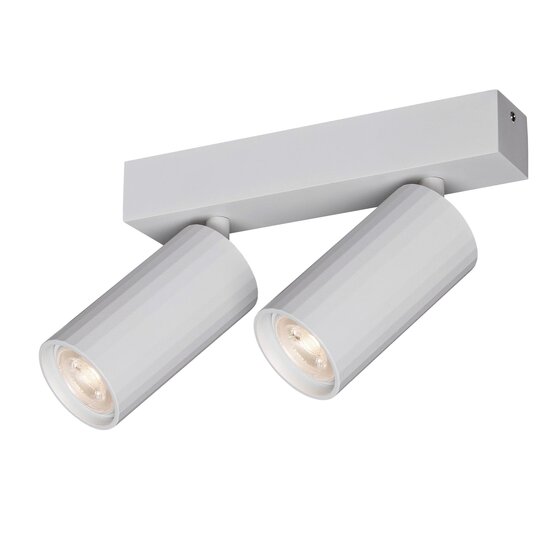 Fantasia Fantasia ORYX rampe de spots blanche à 2 points lumineux, culot MR11, ampoules non incluses