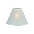 Lampshade black/ecru/taupe fabric conical 250mm for ARM-304/306