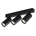 Fantasia Barra de focos Fantasia Oryx negra, 3 focos MR11 orientables por separado, bombillas no incluidas