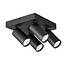 Fantasia Fantasia Oryx square ceiling spotlight with 4 light points for MR11 bulbs (not included), black