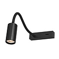 Fantasia Aplique de pared Fantasia ORYX con brazo flexible, interruptor on/off, negro, casquillo MR11 (bombilla excl.)