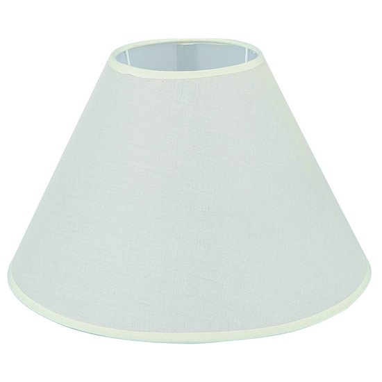 Fantasia Drumm abat-jour conique taupe, tissu, 30 cm à la base, pour lampe de table ARM-304/306