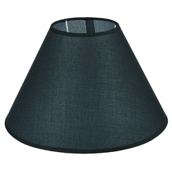 Lampenkap zwart/ecru/taupe stof conisch 300mm voor ARM-304/306